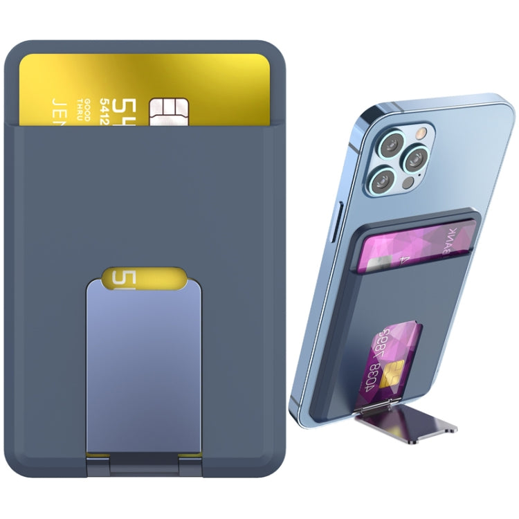 For IPhone 15 AhaStyle PT133-H Phone Magnetic Card Holder Stand Organizer Card Case, Magnetic Holder